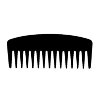 Icon d'un peigne à barbe